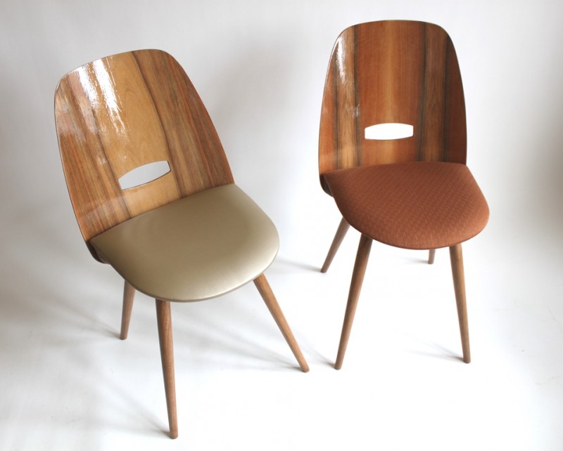 4 kousky židlí, 60.léta